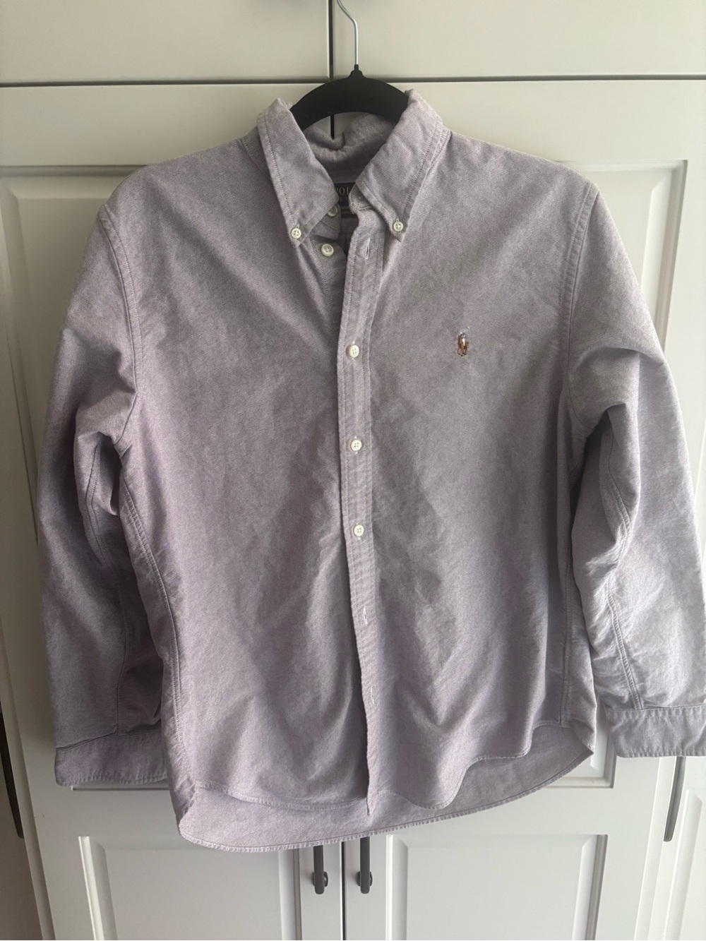 Polo Ralph Lauren Men’s Large Classic Fit Oxford Button Down Shirt Lavender grey